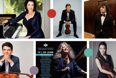 Michael Barenboim, Akiko Suwanai, Martín García García, Elena Bashkirova y Renaud Capuçon en el Martha Argerich Festival 2022