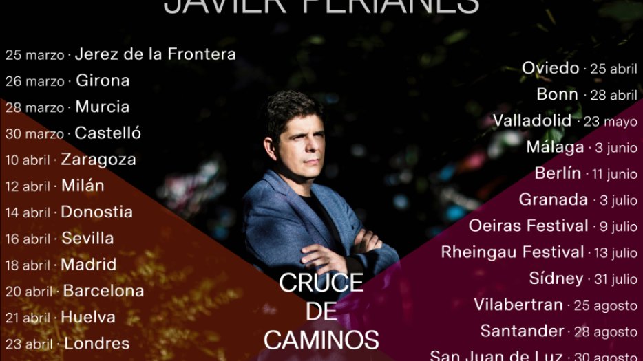 Javier Perianes emprende una extensa gira internacional