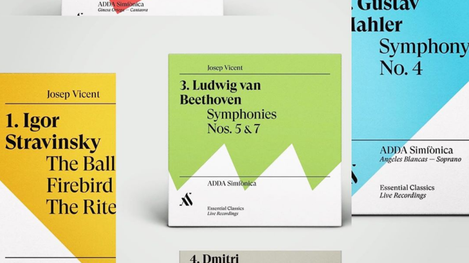 ADDA Simfònica y Josep Vicent lanzan la colección ESSENTIAL CLASSICS con grabaciones de Stravinsky, Mahler, Beethoven, Shostakovich y Falla